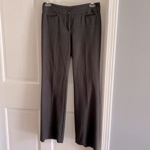 Gray work slacks from Loft